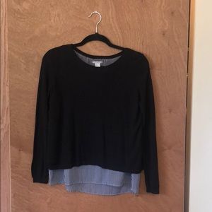 H&M Mixed Media Sweater